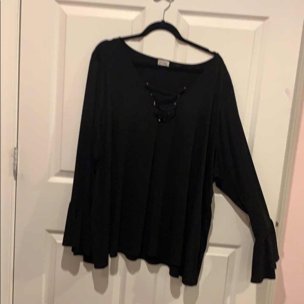 Cute ruffle sleeves tunic